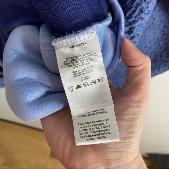 Columbia Sherpa Full Zip Jacket Large Blue Women’s Sweatshirt - Picture 5 of 7